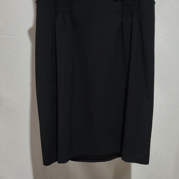 Tahari dress Jayden sleeveless satiny LBD little black dress evening formal new - Picture 7 of 16